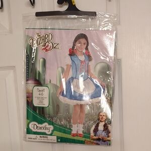 Kids Small  4/6 wizard Of Oz Dorothy Costume BRAND NEW